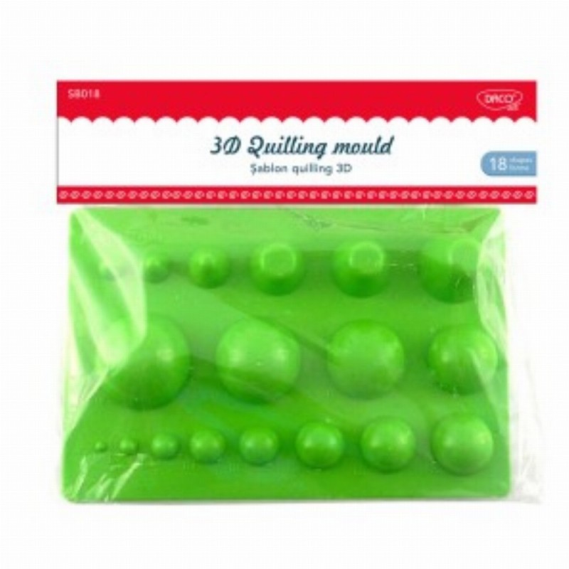Sablon Quilling 3d