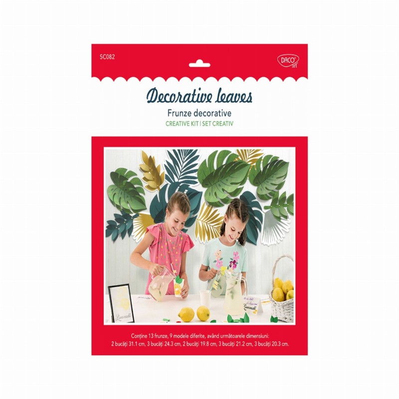 Set Creativ Frunze Decorative 3 Buc