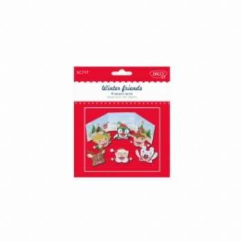 Set Creativ Prietenii Iernii 3 Buc