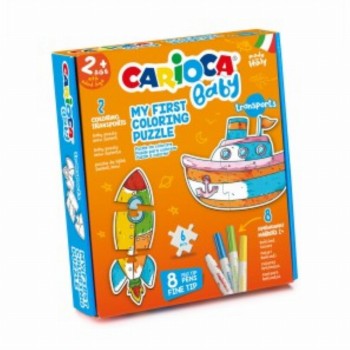 Set Puzzle 8 Carioci Transports Baby