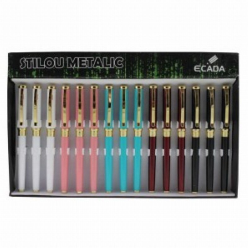 Stilou Metalic 15 Buc