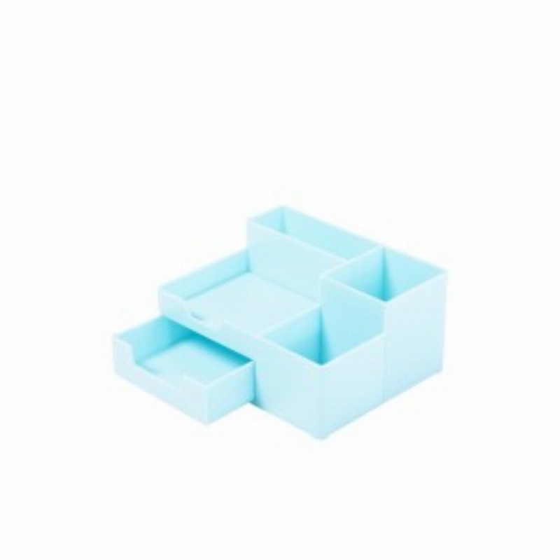 Suport Birou 5 Compartimente Plastic Verde Turcoaz