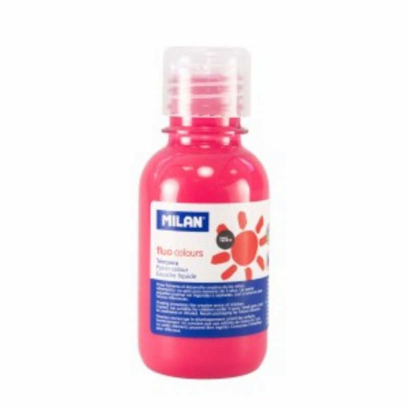 Tempera 125ml Culoare Fluorescenta Roz