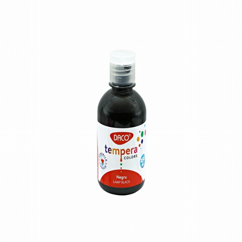 Tempera 250ml Negru