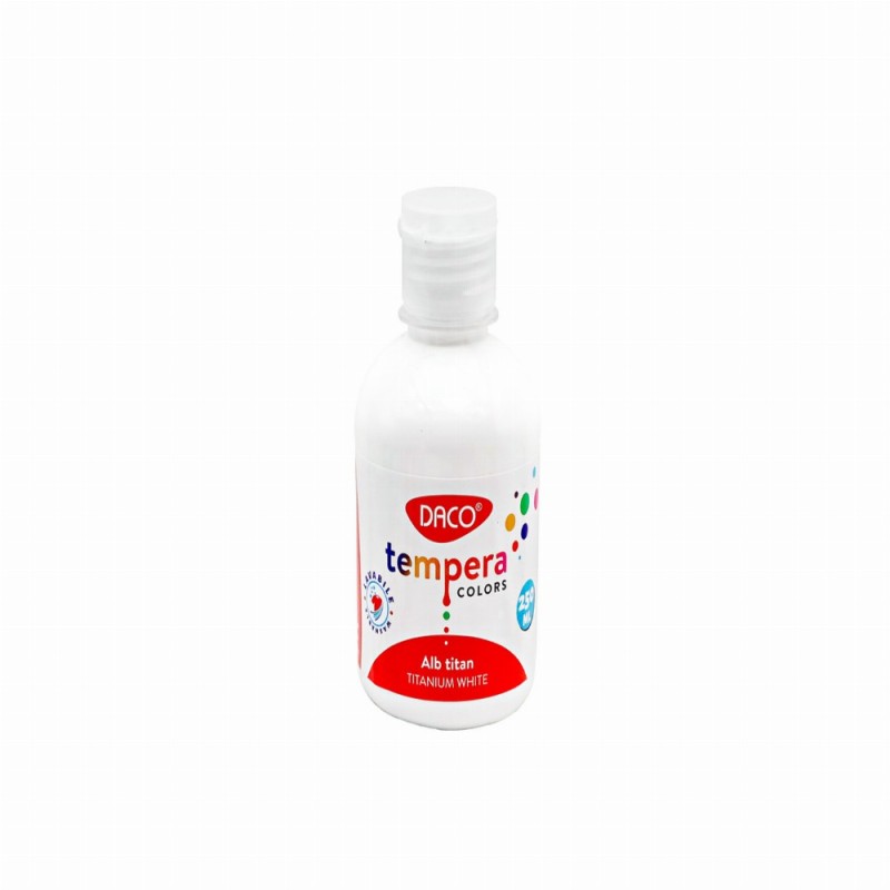 Tempera 250ml Alb