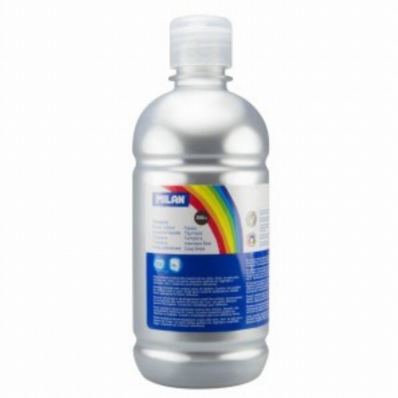 Tempera 500 Ml Argintiu
