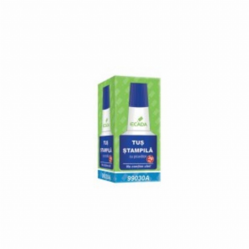 Tus Stampila 30ml Albastru 12 Buc