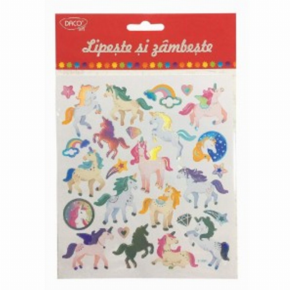 Abtibild Unicorni Lipeste Si Zambeste 3 Buc