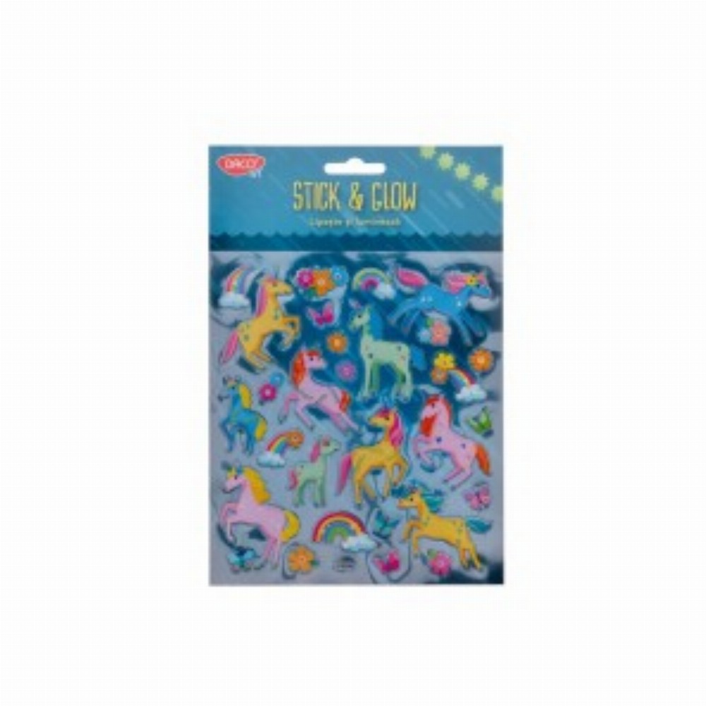 Abtibild Unicorn Lipeste Si Lumineaza Color 3 Buc