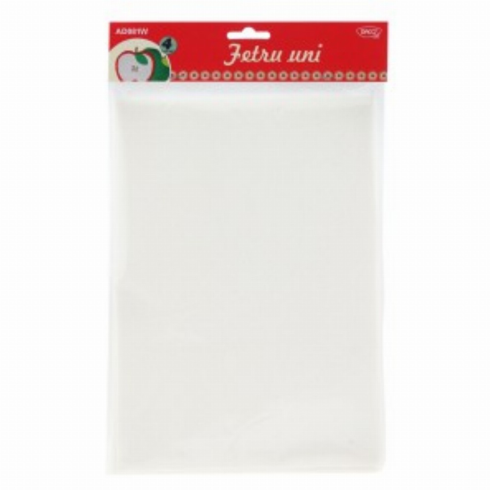 Accesorii Craft Fetru Uni Set 4 Alb 3 Buc