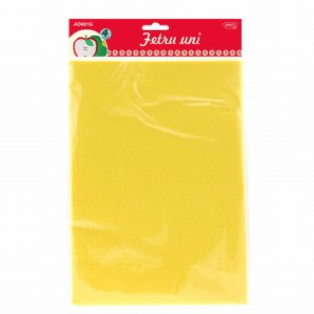 Accesorii Craft Fetru Uni Set4 Galben 3 Buc