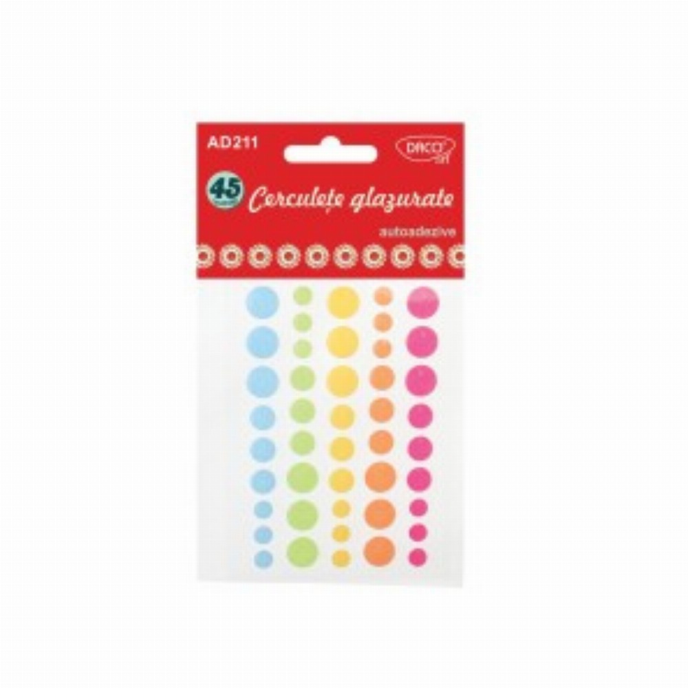 Accesorii Craft Cerculete Glazurate 6 Buc
