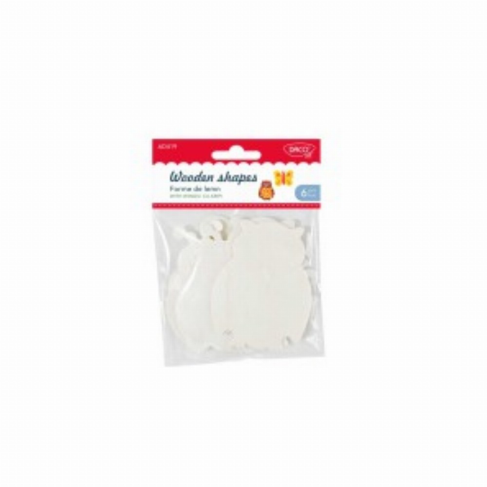 Accesorii Craft Forme De Lemn 3 Buc