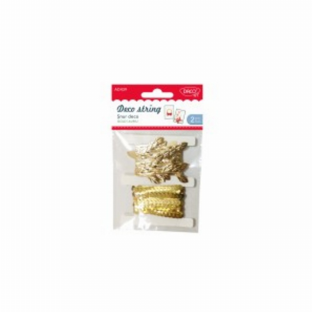 Accesorii Craft Snur Deco Auriu 3 Buc