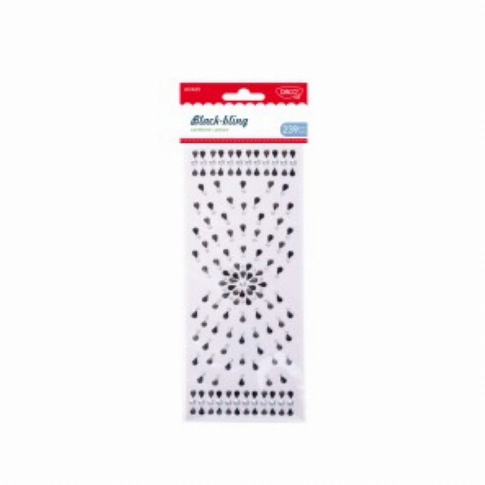 Accesorii Craft Black Bling 3 Buc