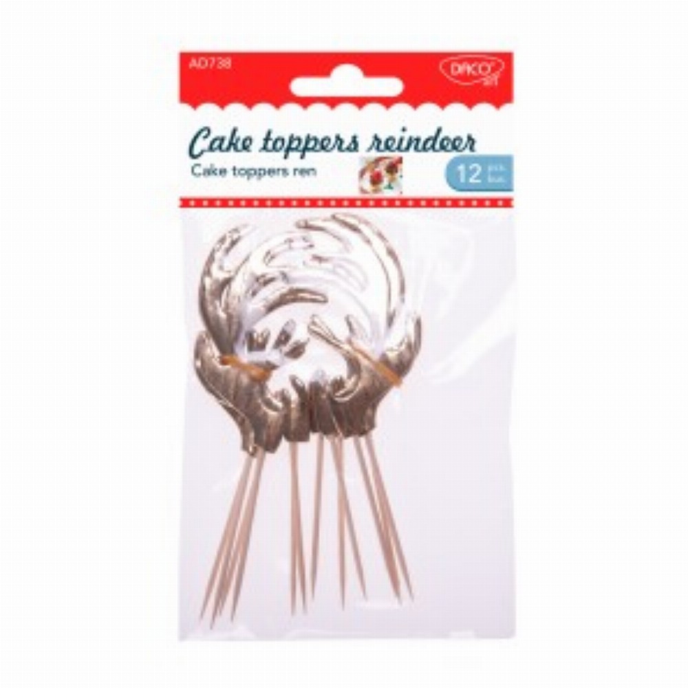 Accesorii Craft Cake Toppers Ren 3 Buc