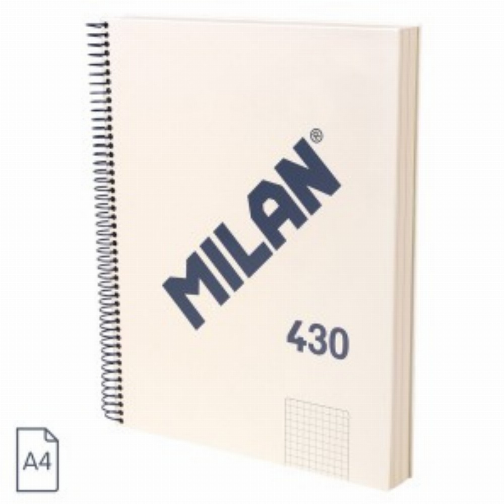 Caiet A4 120 File Ar Spira Bej