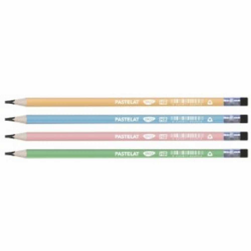 Creion Negru Cu Radiera Pastelat 72 Buc