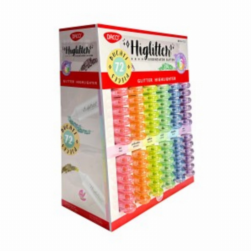 Display Marker Evidentiator Glitter 72 Buc