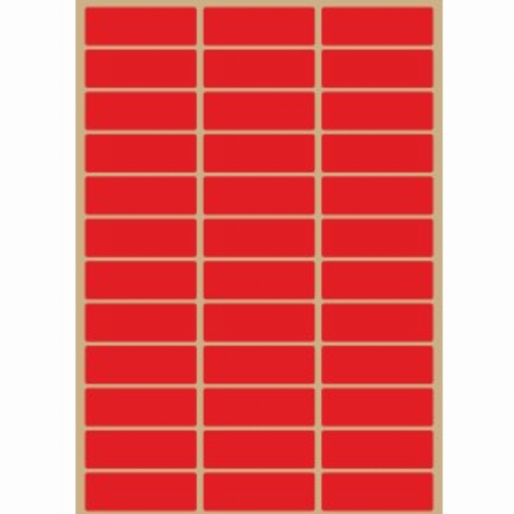 Etichete Autoadezive A4 Color Rosu