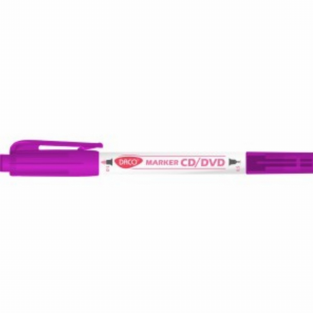 Marker Cd Dvd Doua Capete Roz Mk301 12 Buc