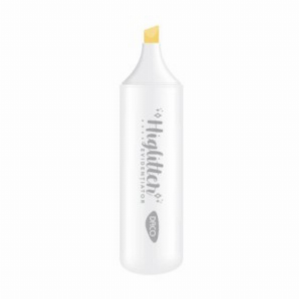 Marker Evidentiator Glitter Galben