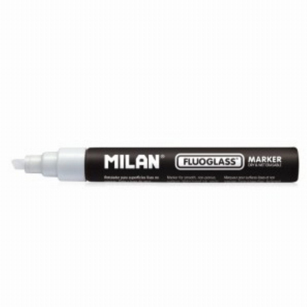 Marker Pentru Sticla Fluoglass Alb 12 Buc