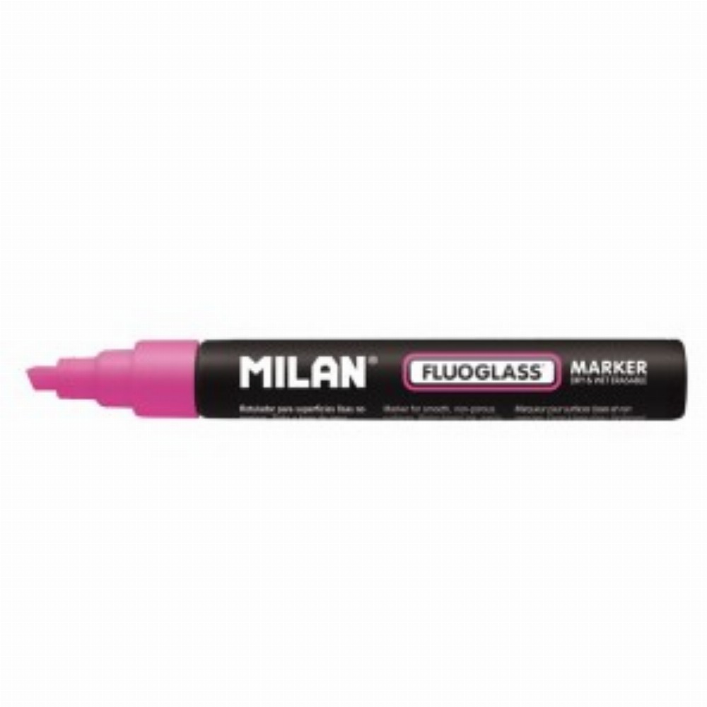 Marker Pentru Sticla Fluoglass Roz 12 Buc