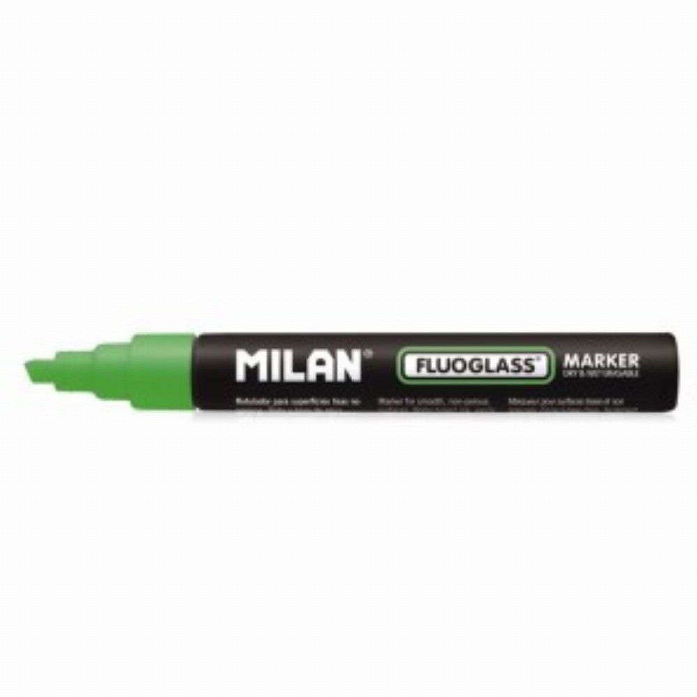Marker Pentru Sticla Fluoglass Verde 12 Buc