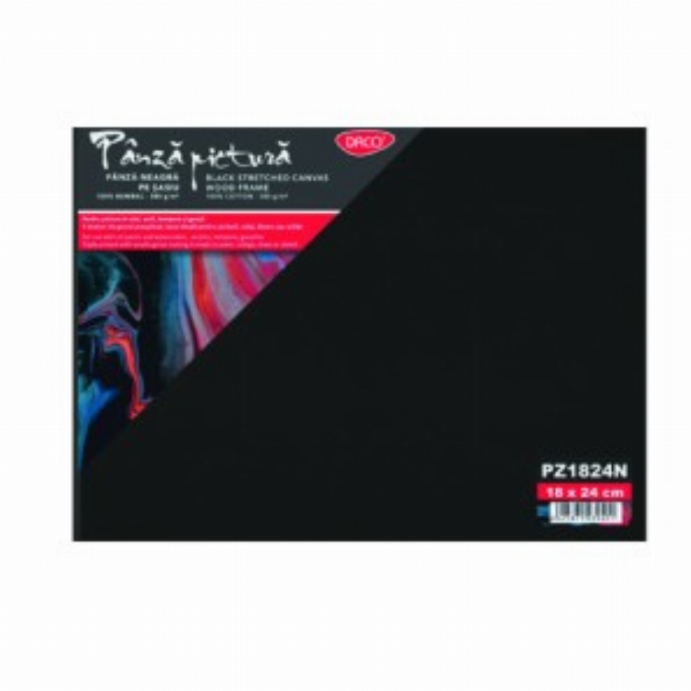 Panza Pictura Neagra Pe Sasiu 18x24cm