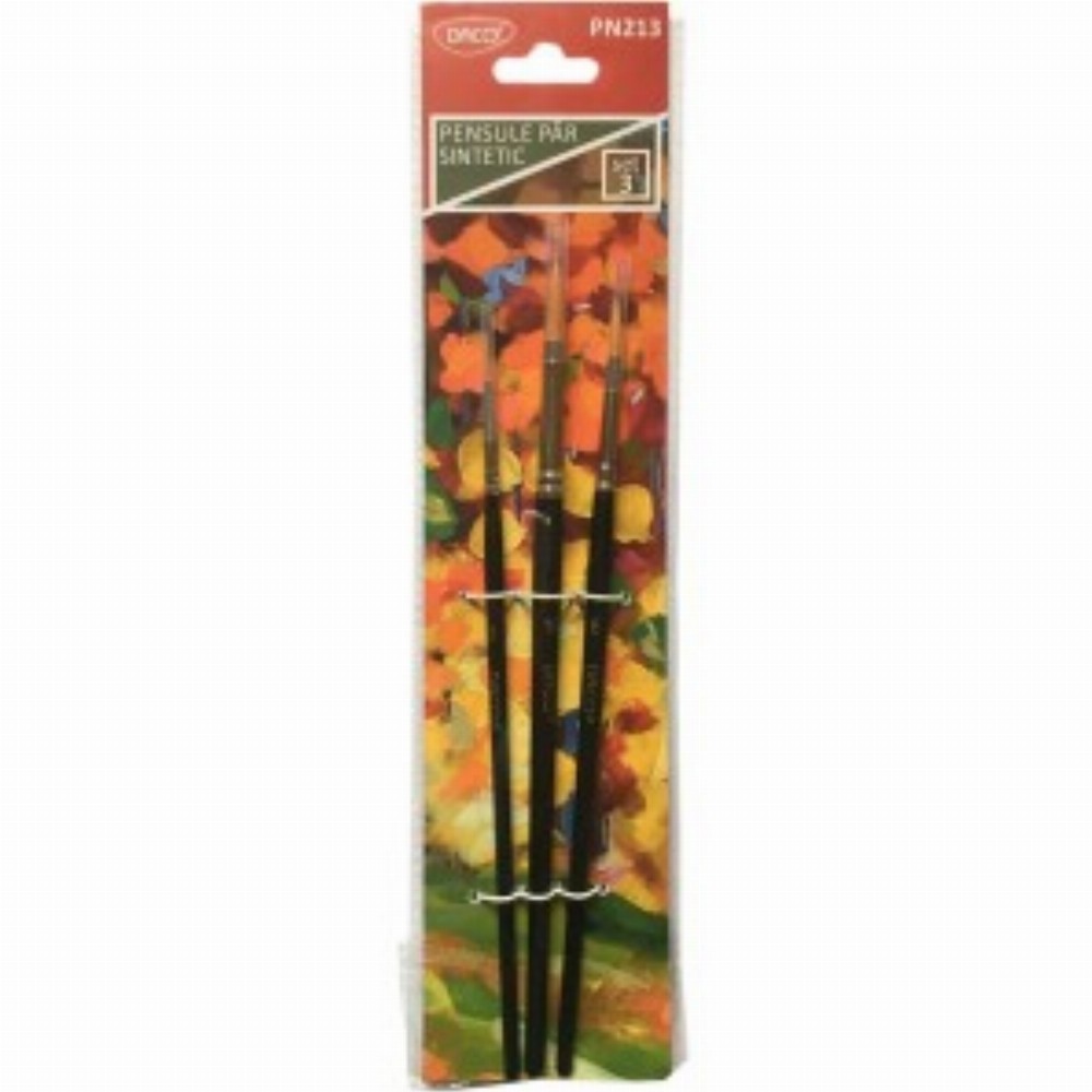 Pensule Set 3 Par Sintetic Rotund
