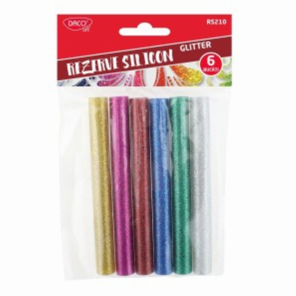 Rezerva Silicon 10mm Set 6 Glitter