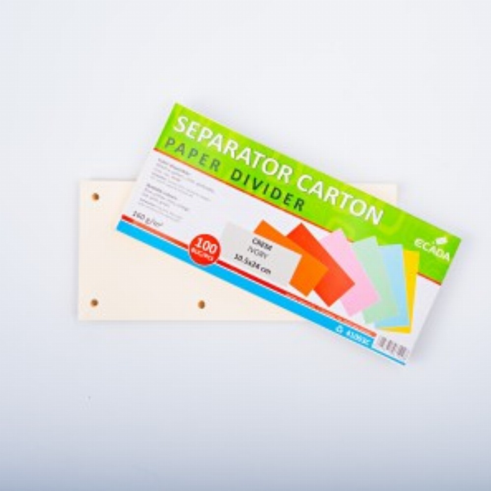 Separator Carton 10.5x24cm 160g Set 100 Crem