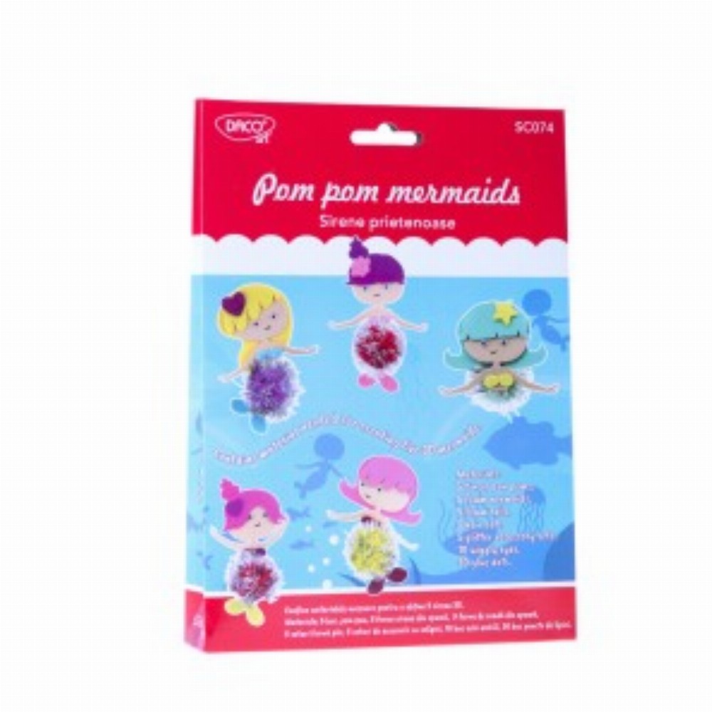 Set Creativ Sirene Prietenoase 3 Buc