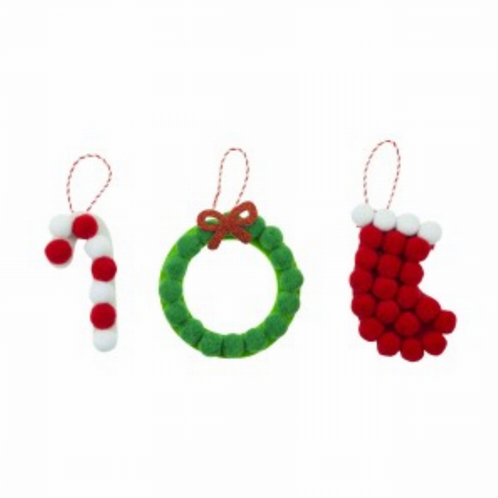 Set Creativ Pom Pom Deco 3 Buc
